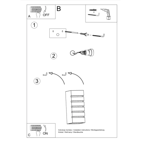 Aplique de cerámica SAMIR