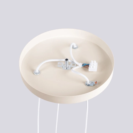 Lámpara colgante HALO 3P beige