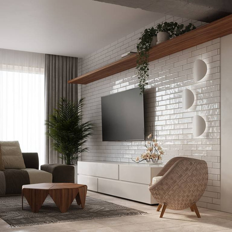 Aplique SENSES blanco + 2x bombilla LED G9 3000K Warm 4.5W 510lm