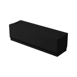 Conector de alimentación recto negro