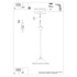 Lámpara colgante ZUMA blanca + 1x bombilla LED E27 4000K Frío 7,5W 690lm