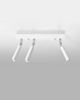 Plafond EYETECH 3 blanco + 3x bombilla LED G9 3000K Cálido 4.5W 510lm