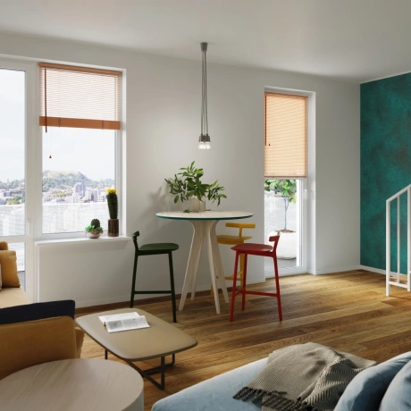 Lámpara colgante DIEGO 1 gris