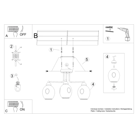Araña FILLAN 3 negra
