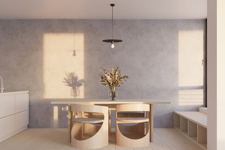 Lámpara colgante FLAVIO negra + 1x bombilla LED E27 4000K Fría 7,5W 650lm