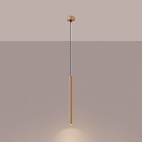 Lámpara colgante ARCHE 1 oro + 1x bombilla LED G9 3000K Cálida 4,5W 450lm