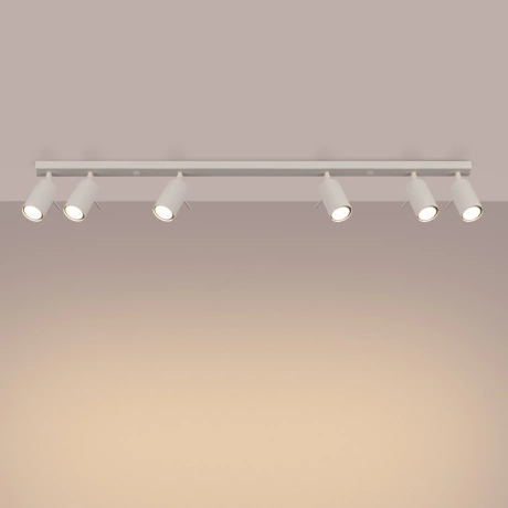 Lámpara de techo RING 6L beige