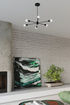 Araña LANGO 3 negra + 3x bombilla LED E27 3000K Cálida 7,5W 620lm