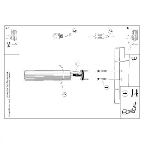 Lámpara de techo KARBON 30 taupe