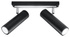 Plafond DIREZIONE 2 negro + 2x bombilla LED GU-10 3000K Cálido 7W 620lm