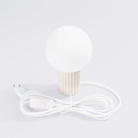 Lámpara de mesa HALO beige