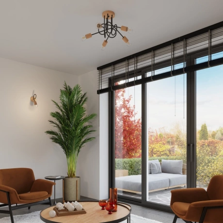 Lámpara EMBER 5 schwarz