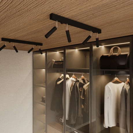 Lámpara de techo EYETECH 2 negra