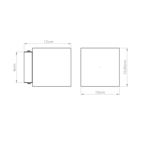 Aplique QUAD hormigón verde oliva