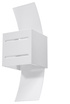 Aplique LORETO blanco + 1x bombilla LED G9 3000K Cálida 4,5W 510lm
