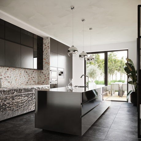 COSMO 25 lámpara colgante cromo + 1x bombilla LED E27 4000K Fría 7,5W 650lm