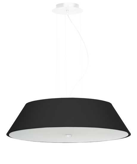 Lámpara de araña VEGA 60 negra + 5 bombillas LED E27 3000K Cálida 7,5W 620lm