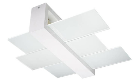 Plafond FENIKS 2 blanco + 2x bombilla LED E27 4000K Fría 7,5W 650lm