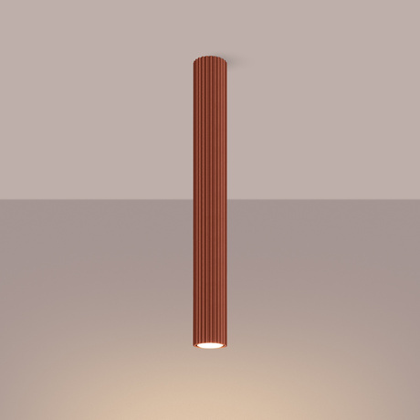 Lámpara de techo KARBON 60 rojo ocre