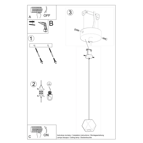 Lámpara colgante WOODY madera natural