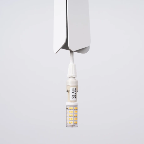 Lámpara colgante PRYSM 1 blanca