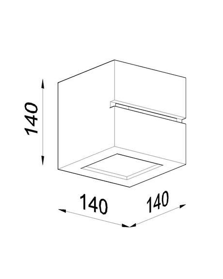 Aplique de cerámica LEO LINE blanco + 1x bombilla LED E27 3000K Cálida 7,5W 620lm