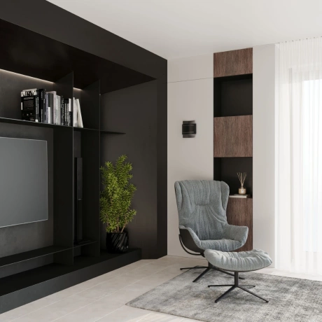 Aplique HESTIA negro