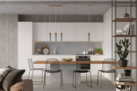 ZANE 3 lámpara colgante gris + 3 bombillas LED GU-10 4000K Fría 7W 630lm