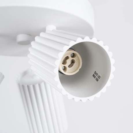 Lámpara de techo KARBON 3P blanca