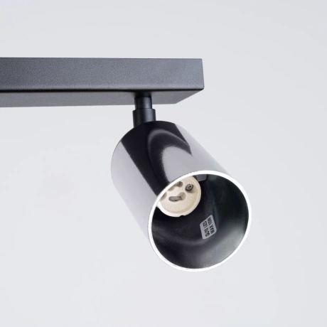 Lámpara de techo WINX 6L negro/cromo