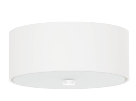 Plafond SKALA 30 blanco + 3x Bombilla LED E27 3000K Cálida 7,5W 620lm