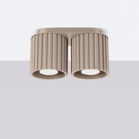 Lámpara de techo AURA 2 taupe GU10