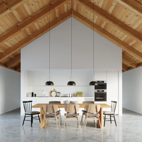 Lámpara colgante CASCO negro/blanco