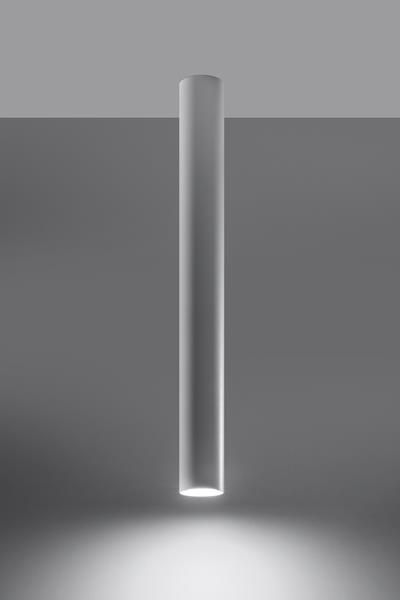 Plafond LAGOS 60 blanco + 1x bombilla LED GU-10 4000K Fría 7W 630lm