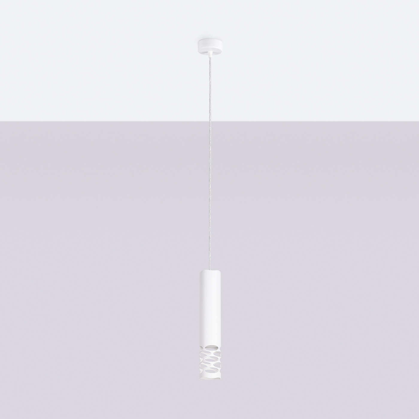 Lámpara colgante LIRO 1 blanco
