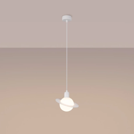 Lámpara colgante HYPERION 1 blanco