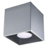 Plafond QUAD 1 gris + 1x bombilla LED GU-10 4000K Fría 7W 630lm