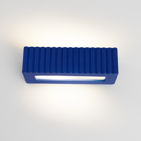 Aplique de cerámica RIGATA ultramarino