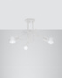 Lámpara de araña SUPEŁ 3 blanco + 3x bombilla LED E27 3000K Cálido 7,5W 620lm