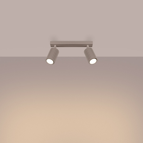 Lámpara de techo KARBON 2 taupe