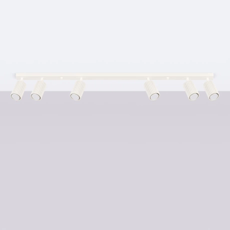 Lámpara de techo KARBON 6L beige