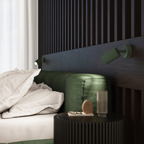 Lámpara de techo KARBON 60 verde oliva