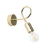 Aplique SUPEŁ oro brillo + 1X bombilla LED E27 3000K 7W 760lm