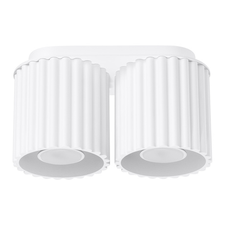 Plafón AURA 2 blanco GU10