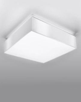 Plafón de techo HORUS 25 BLANCO + 1x bombilla LED E27 4000K Fría 7,5W 650lm