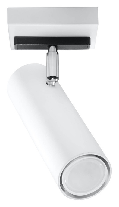 Plafond DIREZIONE 1 blanco + 1x bombilla LED GU-10 3000K Cálido 7W 620lm