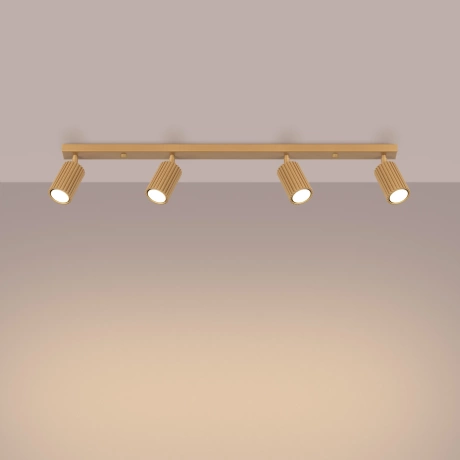 Lámpara de techo KARBON 4L oro