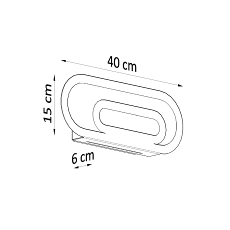 Aplique SACCON blanco