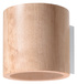 Aplique ORBIS madera natural + 1x bombilla LED G9 3000K cálida 4,5W 510lm