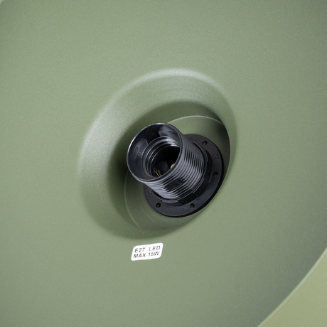 Lámpara colgante BILO verde oliva